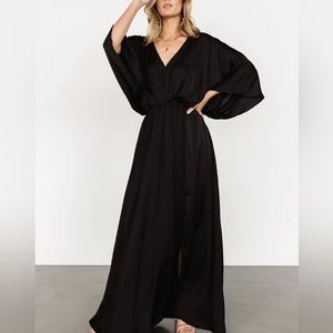 Kimono Black Maxi Dress